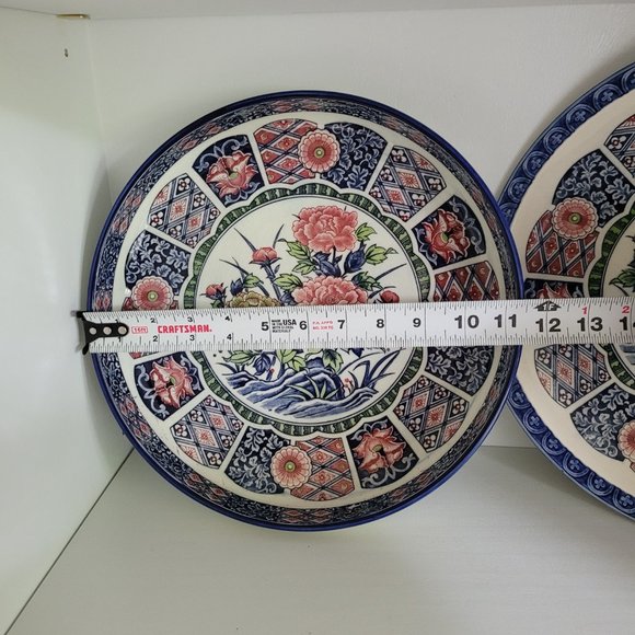 Vintage Made in Japan Shirokiya Floral Platters - Picture 11 of 12
